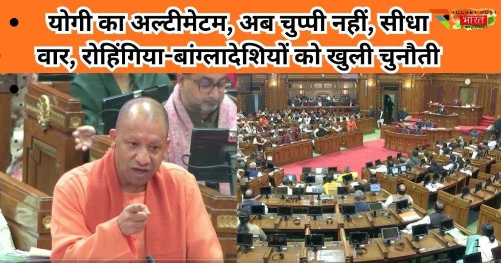 योगी की दहाड़:सियासत में हलचल। बांग्लादेश में दलित हत्या पर विपक्ष खामोश, रोहिंगिया-बांग्लादेशियों को खुला अल्टीमेटम, सख्त कार्रवाई का संकेत।