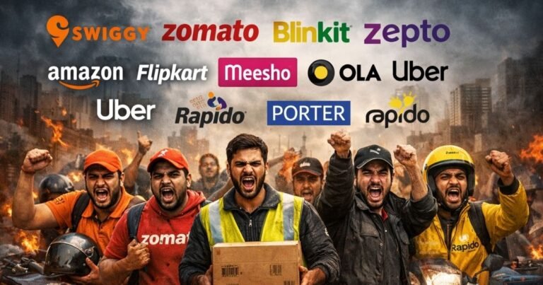 नए साल के जश्न में बड़ा पेंच! 31 दिसंबर को कैब और डिलीवरी गिग वर्कर्स की हड़ताल से Ola, Uber, Swiggy, Zomato जैसी सेवाएं ठप होने की आशंका।