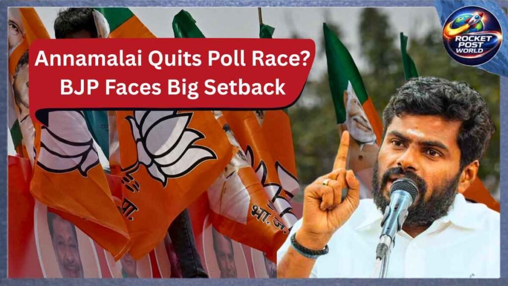 Tamil Nadu Elections: BJP को बड़ा झटका! Annamalai ने चुनाव लड़ने से किया मना, सीट बंटवारे से नाराज?