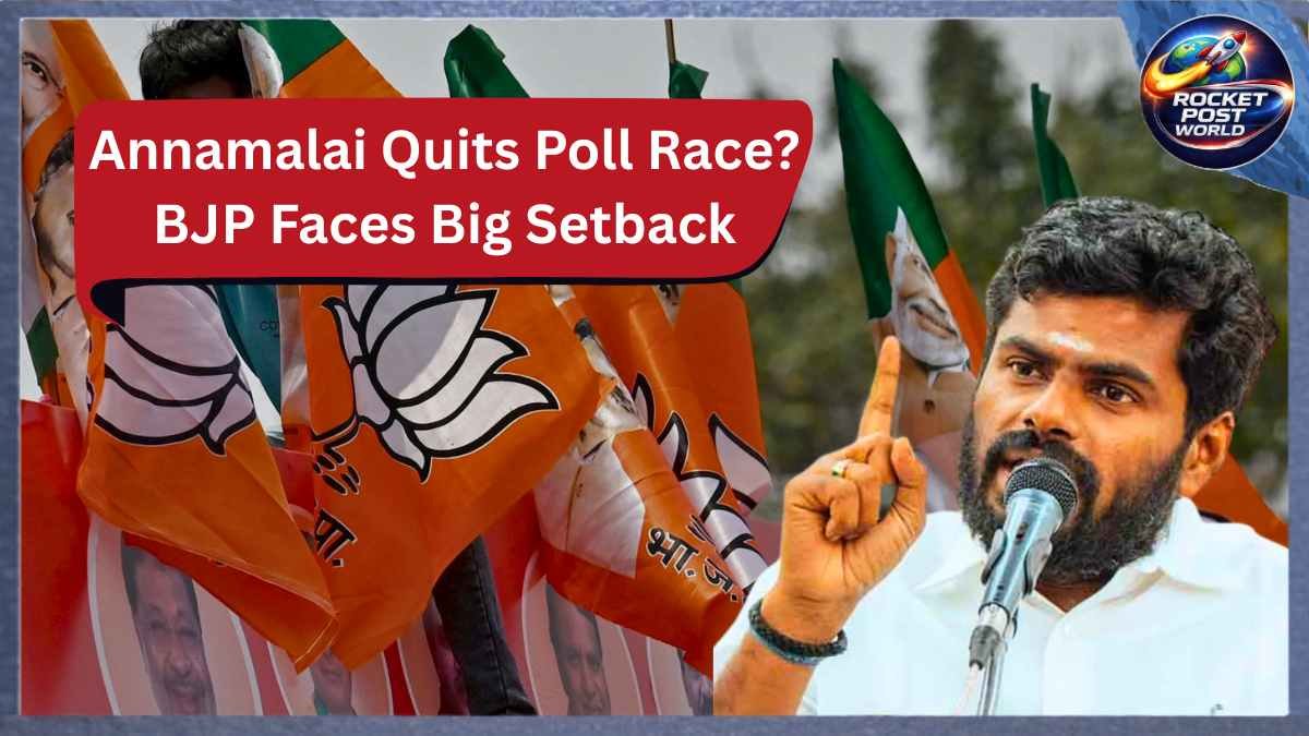 Tamil Nadu Elections: BJP को बड़ा झटका! Annamalai ने चुनाव लड़ने से किया मना, सीट बंटवारे से नाराज?