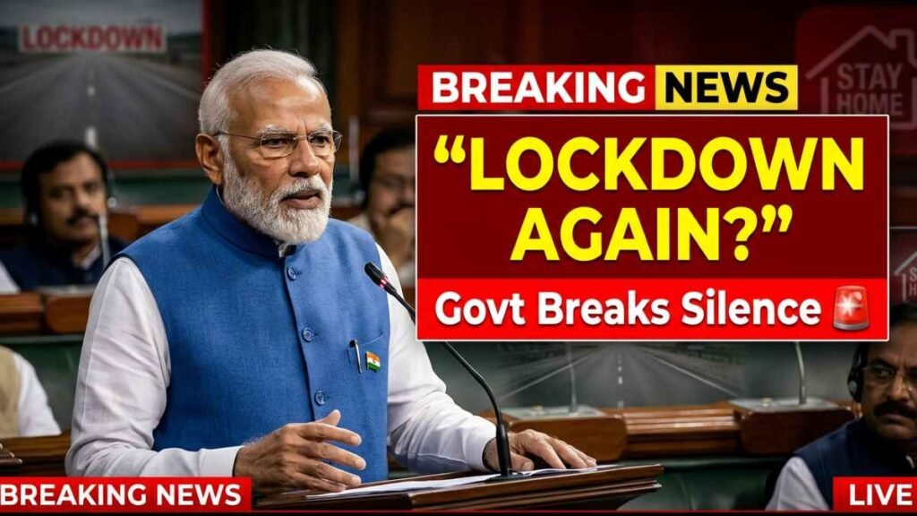 Lockdown In India: क्या देश में लॉकडाउन लगने वाला है? सरकार ने तोड़ी चुप्पी.. बताई चौंकाने वाली बात!