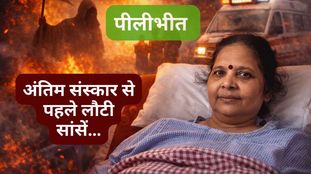 Pilibhit News: घर में चल रही थी 'अंतिम संस्कार' की तैयारी, सड़क के गड्ढे में लगे झटके से जिंदा हुई महिला