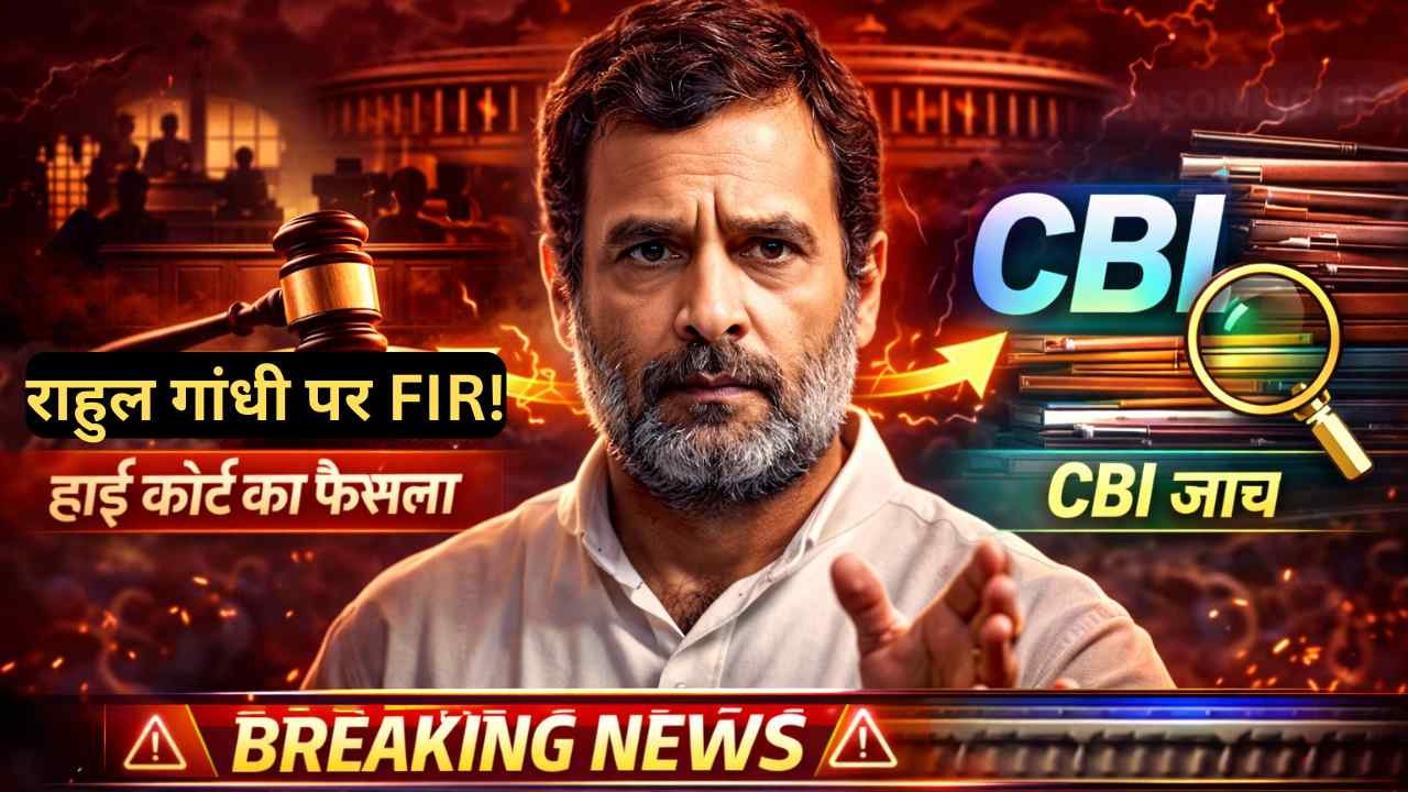 Breaking News: Rahul Gandhi पर होगी FIR, CBI करेगी जांच.. हाईकोर्ट का बड़ा आदेश, जानिए पूरा मामला..