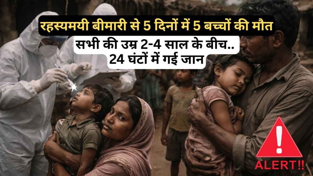 Disease Alert: रहस्यमयी बीमारी से 5 दिनों में 5 बच्चों की मौत, सभी की उम्र 2-4 साल के बीच.. 24 घंटों में गई जान, हड़कंप!