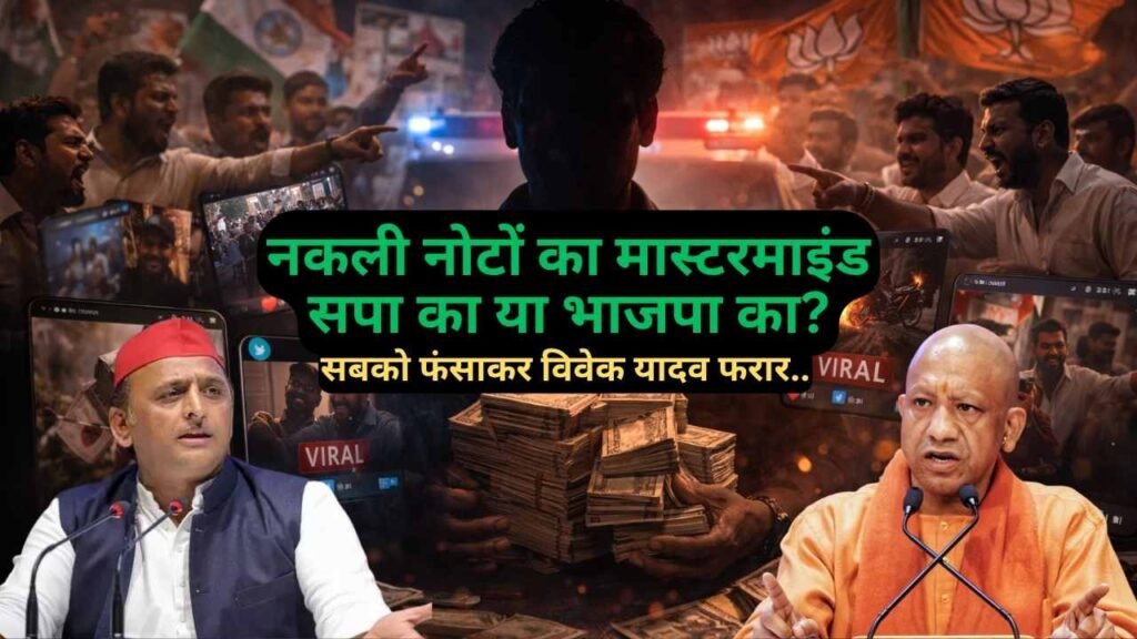 UP Fake Currency: नकली नोटों का मास्टरमाइंड सपा का या भाजपा का? सबको फंसाकर देवरिया का विवेक यादव फरार..