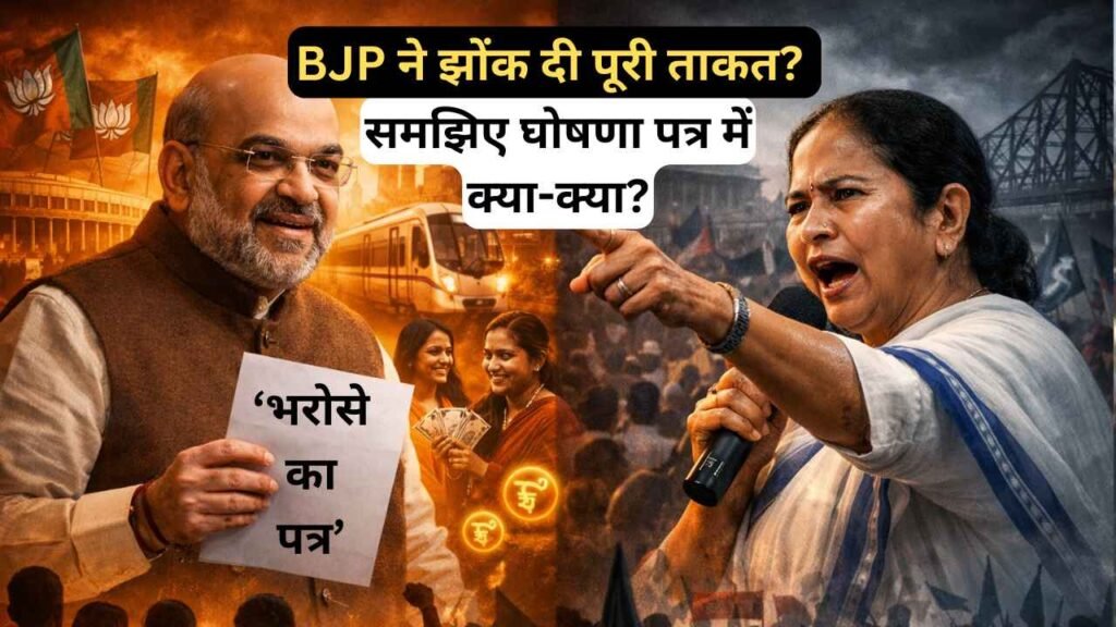 West Bengal Election 2026: BJP का ‘भरोसे का पत्र’ जारी, भाजपा ने झोंक दी पूरी ताकत? समझिए पत्र में क्या-क्या?