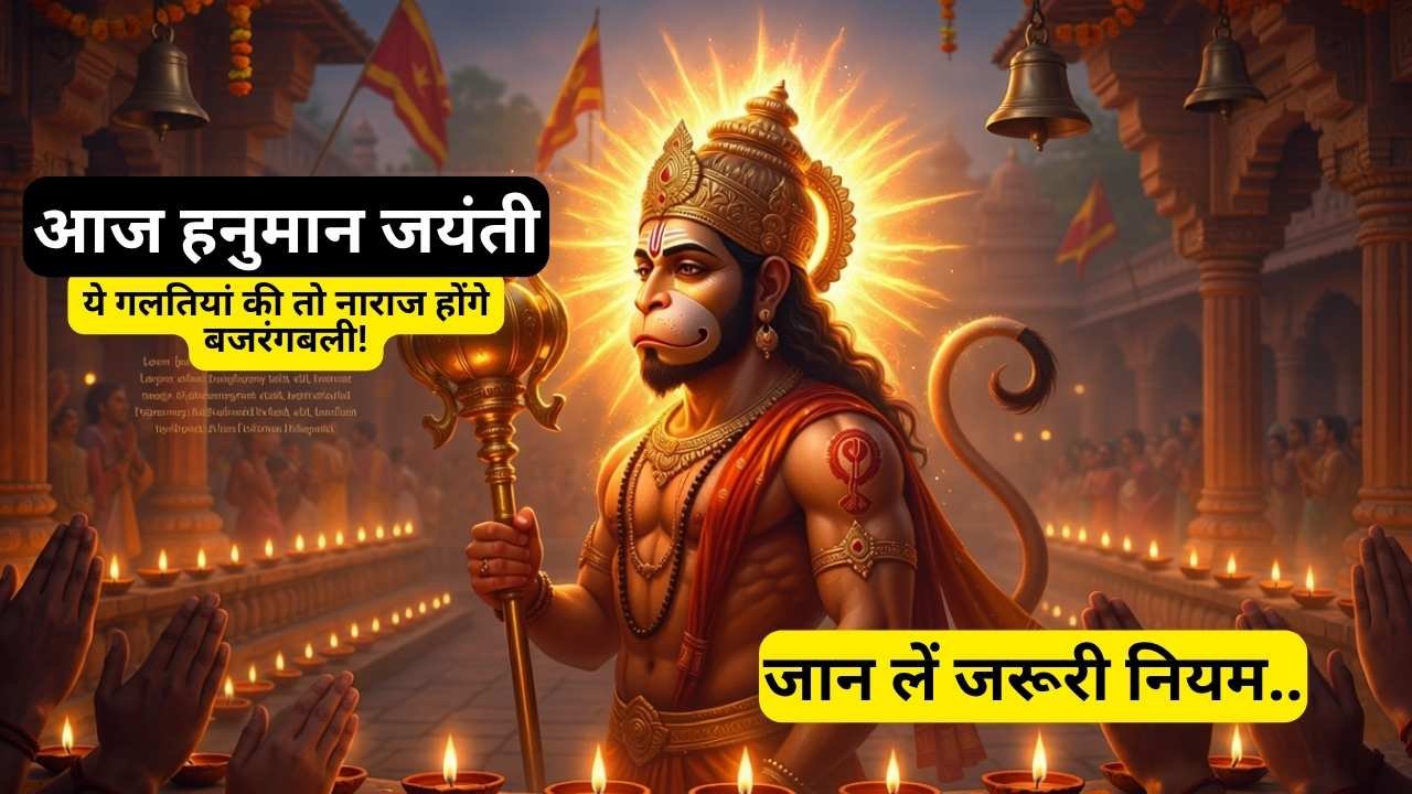 Hanuman Jayanti 2026: हनुमान जयंती आज, क्या आपने तो नहीं की ये गलतियां? वरना रुष्ट हो जाएंगे बजरंगबली