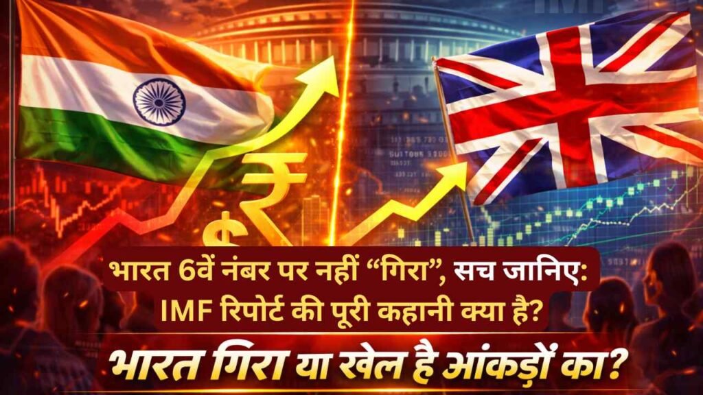 अर्थव्‍यवस्‍था में भारत 6वें नंबर पर खिसका? UK ने पीछे छोड़ा? सच जानिए.. IMF रिपोर्ट की पूरी कहानी क्या है?