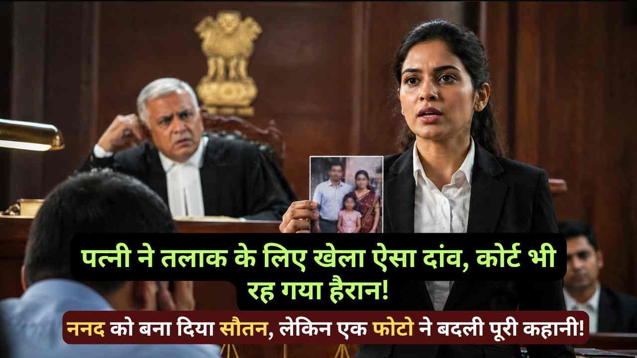 पत्नी ने तलाक के लिए खेला ऐसा दांव, कोर्ट भी रह गया हैरान! ननद को बना दिया सौतन, लेकिन एक फोटो ने बदली पूरी कहानी!