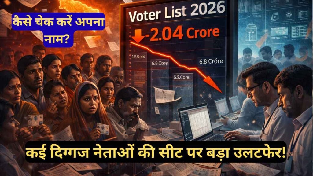 UP SIR Voter List 2026: 2.04 करोड़ नाम कटे, 84 लाख जुड़े.. कई दिग्गज नेताओं की सीट पर बड़ा उलटफेर!