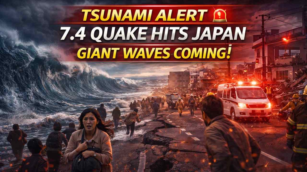 Tsunami in Japan: जापान में 7.4 तीव्रता का भूकंप! सुनामी का हाई अलर्ट, पिछली बार ऐसी सुनामी में गईं थीं लाखों जानें