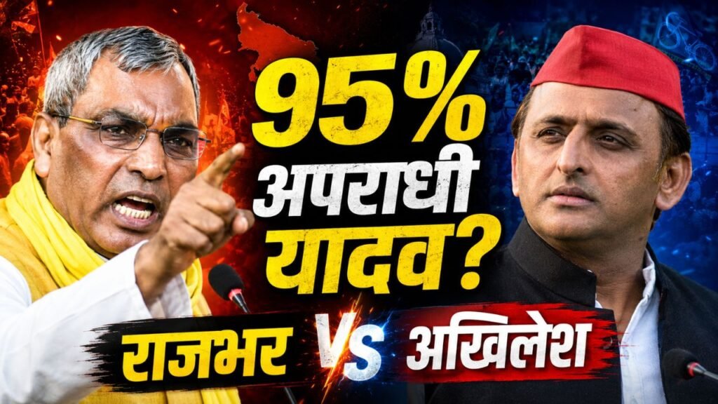 OP Rajbhar का बड़ा दावा: "95% अपराधी यादव समाज से", क्या हुआ था बाराबंकी-मऊ में? Akhilesh Yadav पर गंभीर आरोप..