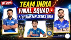 India Afganistan Tour Squad: अफगानिस्तान सीरीज के लिए भारतीय टीम का ऐलान, बुमराह-जडेजा को मिला आराम
