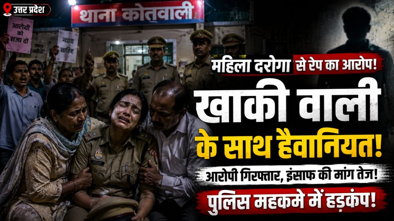 UP Shocking News: ससुर ने किया महिला दरोगा के साथ रेप? थाने में हंगामा! अपनी ही पुलिस पर लगाया मिलीभगत का आरोप..