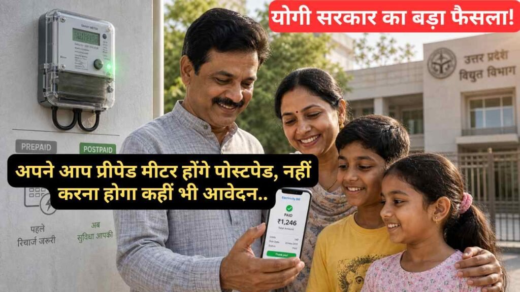 Prepaid Meter: योगी सरकार का बड़ा फैसला! अपने आप प्रीपेड मीटर होंगे पोस्टपेड, नहीं करना होगा कहीं भी आवेदन..