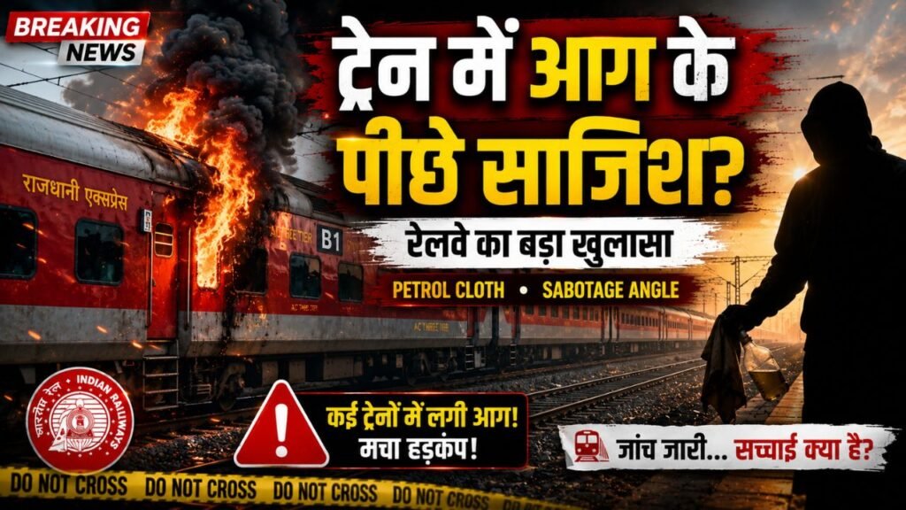 Train Fire: ट्रेनों में आग लग नहीं रही, लगाई जा रही है! रेलवे का बड़ा खुलासा, जांच में मिले कई चौंकाने वाले सबूत..