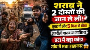 Poisonous Alcohol: यूपी में बड़ा कांड! शराब का पहला पैग पीते ही 2 दोस्तों की मौत, तीसरे की हालत गंभीर.. मचा हड़कंप!