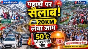 Summer Vacation: भीषण गर्मी से राहत के लिए पहाड़ों पर उमड़ा सैलाब, हिमाचल-उत्तराखंड में 20KM तक जाम, हालात बेकाबू..