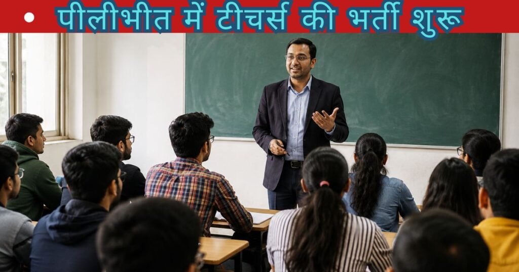 पीलीभीत में UPSC, PCS, NEET-JEE और SSC-UP Police की तैयारी कराने वाले शिक्षकों के लिए बड़ा मौका, 2000 रुपये प्रति लेक्चर मानदेय