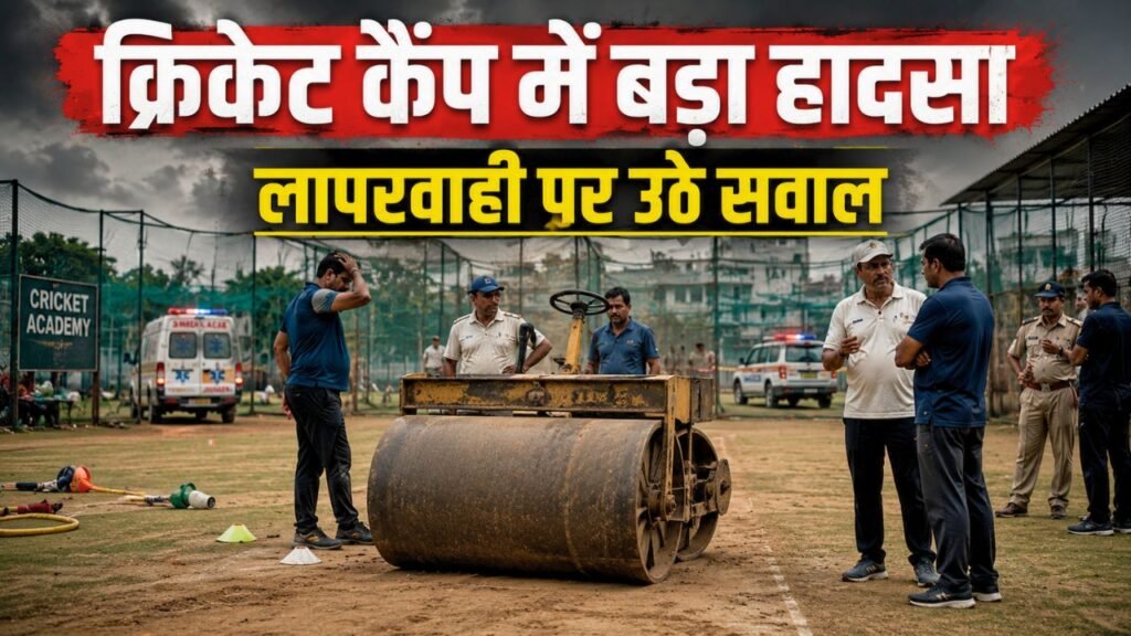 Cricket Camp Accident: पिच रोलर के नीचे दबकर 15 साल के खिलाड़ी की दर्दनाक मौत, कोचों पर केस दर्ज..
