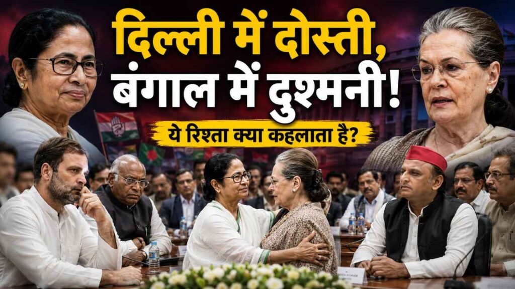INDIA Alliance Meeting: दिल्ली में दोस्ती, बंगाल में दुश्मनी! ममता दीदी और कांग्रेस का ये रिश्ता आखिर क्या कहलाता है?