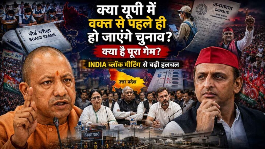 UP Election 2027: क्या यूपी में समय से पहले हो सकते हैं चुनाव? सपा-भाजपा में बढ़ी हलचल.. जानिए पूरा गणित और वजहें!