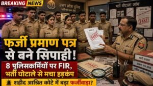 UP News: पुलिस भर्ती में बड़ी जालसाजी! फर्जी सर्टिफिकेट से नौकरी पाने वाले 8 सिपाहियों पर FIR, होंगे कई खुलासे..