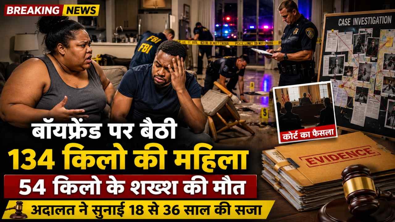 Shocking: 54 किलो के बॉयफ्रेंड पर गुस्से में बैठी 134 किलो की GF, मौत.. अदालत ने सुनाई 18 से 36 साल की सजा!