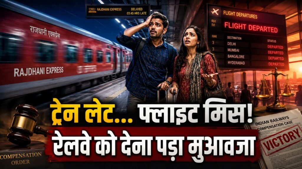 Rajdhani Express Delay Case: आश्चर्यजनक! ट्रेन लेट हुई, फ्लाइट छूटी—कोर्ट ने रेलवे को दिया मुआवजा देने का आदेश..