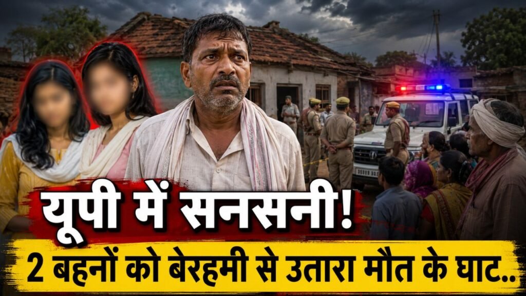 UP News: पिता ने दो बेटियों को उतारा मौत के घाट, नाबालिग बेटों ने भी दिया साथ.. वजह आपके होश उड़ा देगी!
