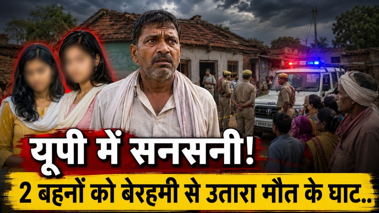 UP News: पिता ने दो बेटियों को उतारा मौत के घाट, नाबालिग बेटों ने भी दिया साथ.. वजह आपके होश उड़ा देगी!