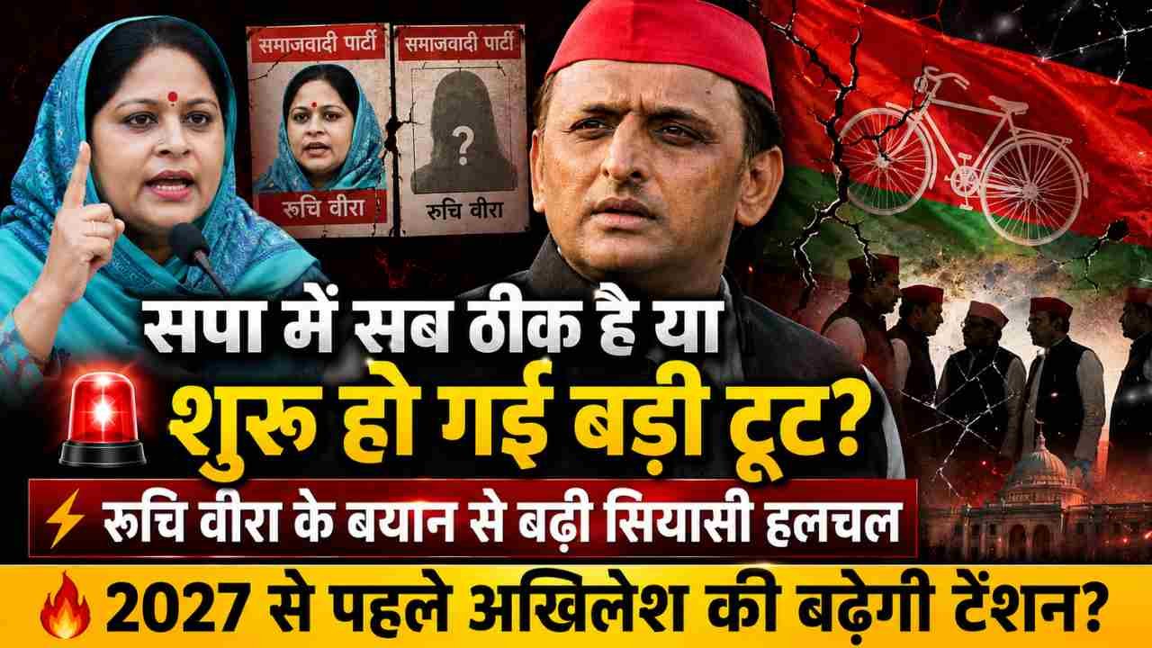 UP Politics: समाजवादी पार्टी में भी शुरू हो गई अंदरूनी खींचतान? सांसद रुचि वीरा ने बढ़ाई अखिलेश यादव की टेंशन..