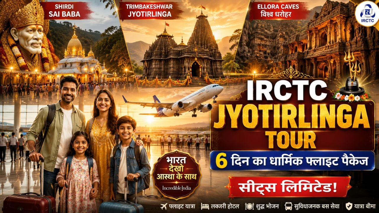 IRCTC Tour Package: IRCTC का गर्मियों के लिए गजब टूर पैकेज! ज्योतिर्लिंग और शिरडी दर्शन, फ्लाइट से सफर.. जानिए कीमत!