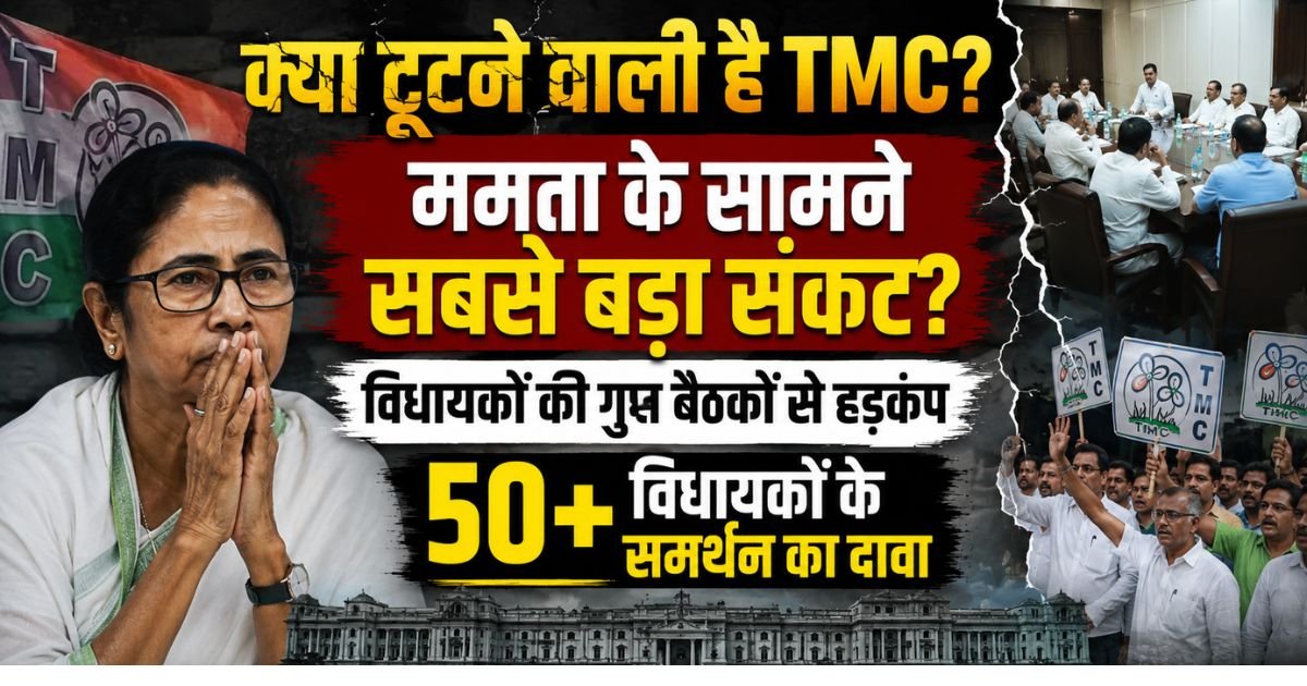 West Bengal Politics में TMC के भीतर बढ़ती नाराजगी क्या पार्टी को तोड़ सकती है? जानिए ममता बनर्जी के सामने खड़े राजनीतिक संकट का विश्लेषण।