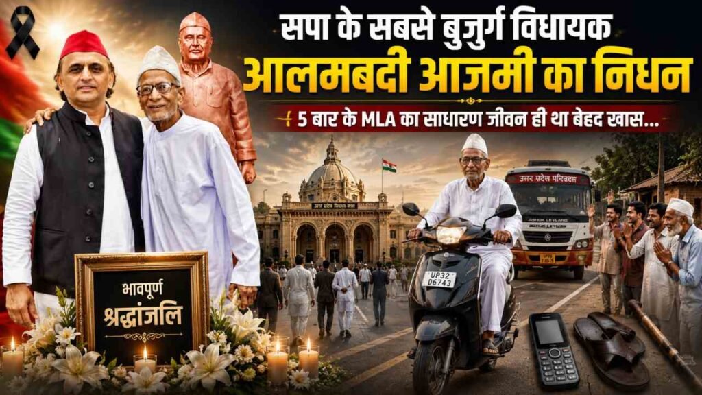 UP News: सपा के सबसे बुजुर्ग विधायक आलमबदी आजमी का निधन; 5 बार के MLA का साधारण जीवन ही था बेहद खास..