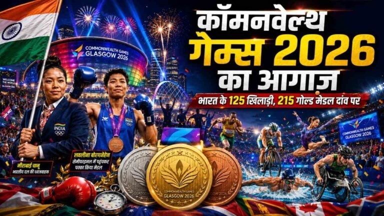 Commonwealth Games 2026 का आगाज़ आज से, भारत के 125 खिलाड़ी दिखाएंगे दम, 215 गोल्ड मेडल दांव पर..
