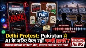 Delhi Protest: पाकिस्तान AI से बनाकर फैला रहा फर्जी वीडियो.. रक्षा मंत्री और सेना प्रमुख के नाम पर वायरल दावे झूठे..