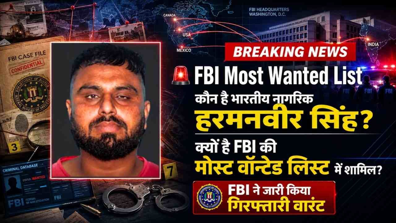 FBI Most Wanted List: कौन है भारतीय नागरिक हरमनवीर सिंह? क्यों है FBI की मोस्ट वॉन्टेड लिस्ट में शामिल?