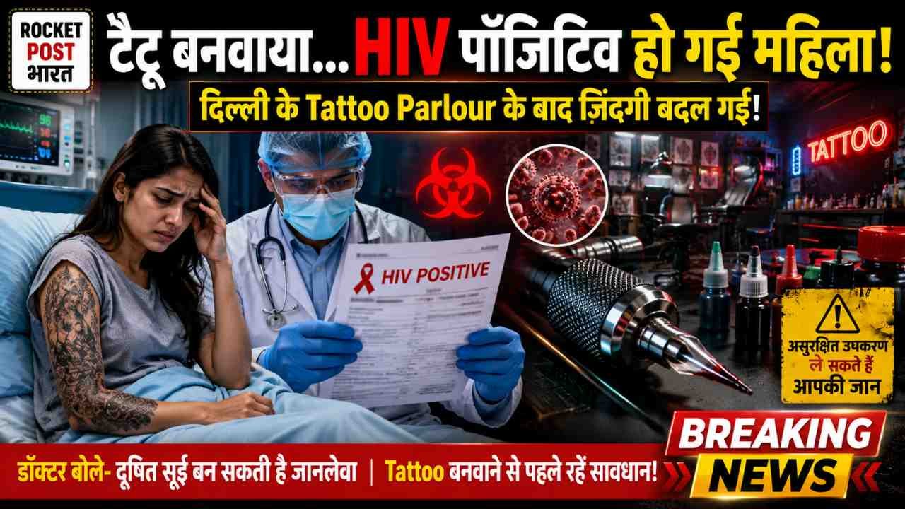Tattoo Art Risk: टैटू का शौक पड़ा भारी! कानपुर की महिला HIV पॉजिटिव, डॉक्टर बोले- "दूषित सुई हो सकती है वजह"