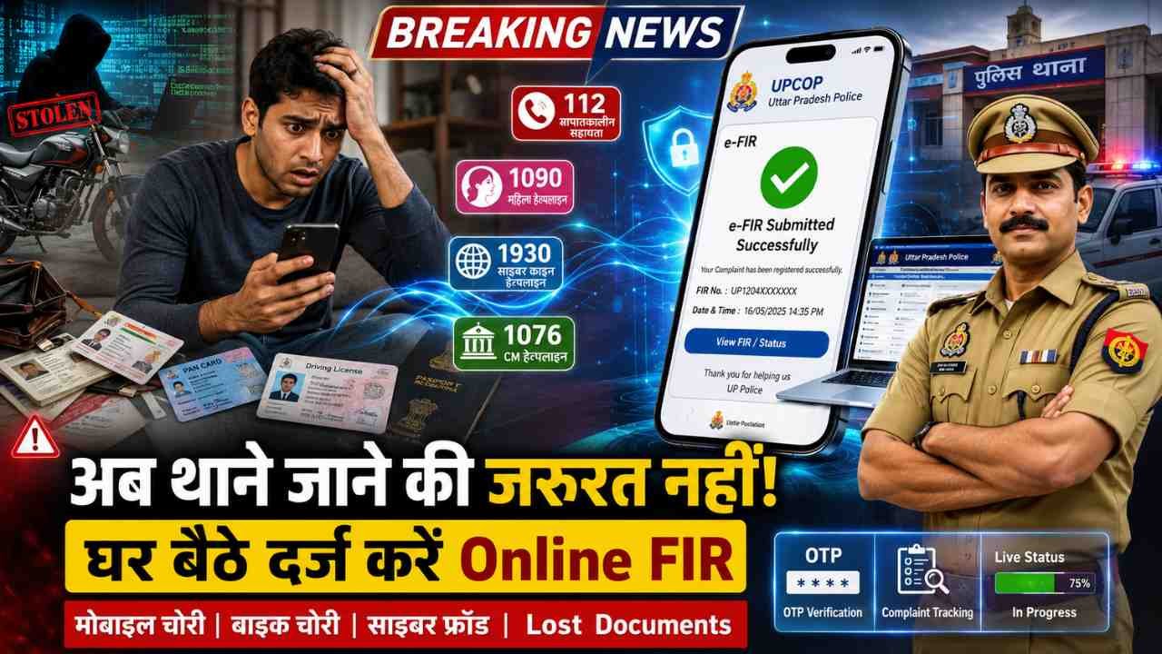 Online Police Complaint कैसे करें दर्ज? किन मामलों में हो सकती है e-FIR? किस मामले में जाना होगा थाने? देखें डिटेल..