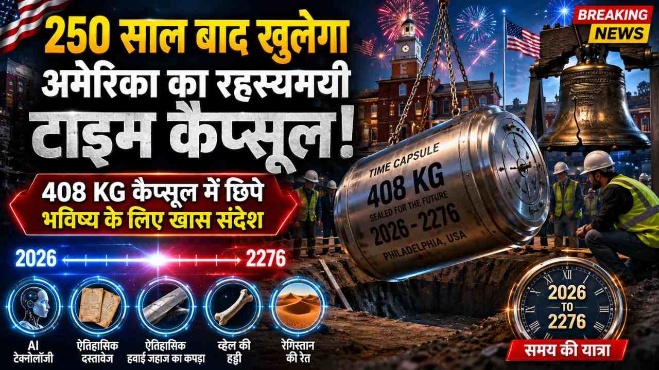 America Time Capsule: 250 साल बाद खुलेगा रहस्यमयी टाइम कैप्सूल! अंदर रखी गईं ऐसी चीजें, जानकर चौंक जाएंगे..
