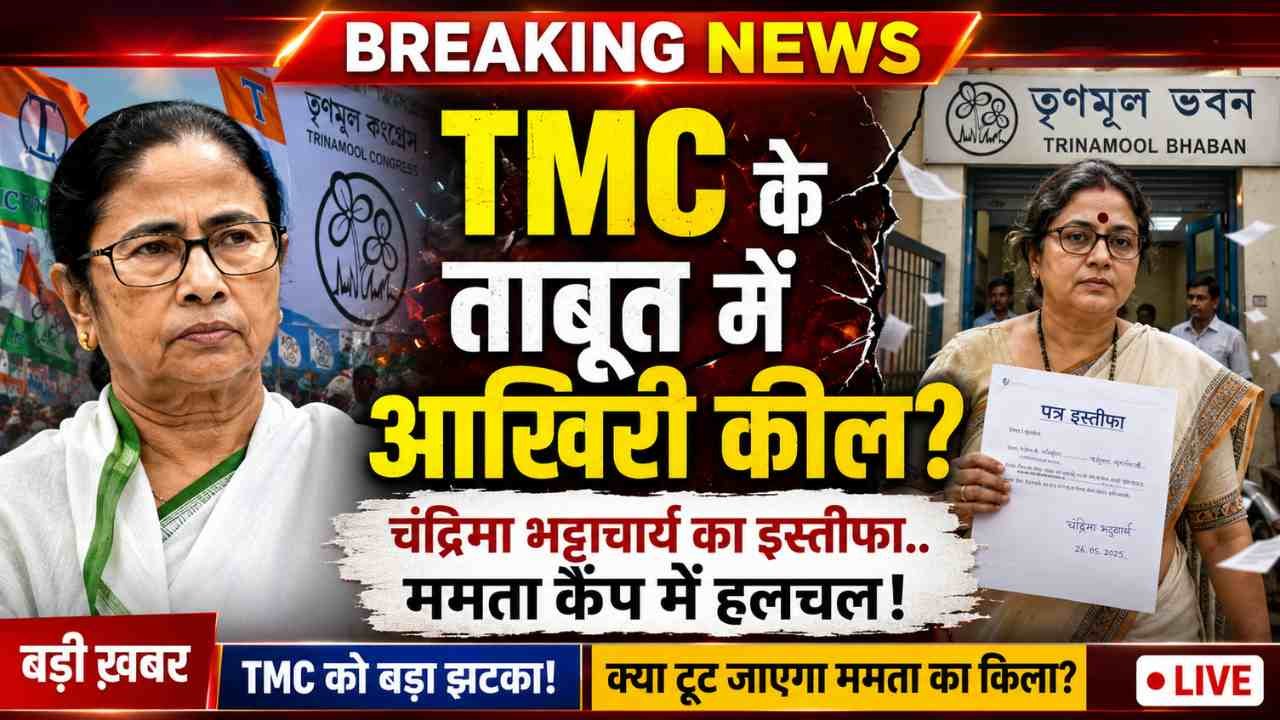 WB News: TMC के ताबूत में आखिरी कील? चंद्रिमा भट्टाचार्य का इस्तीफा.. ममता कैंप में हलचल!