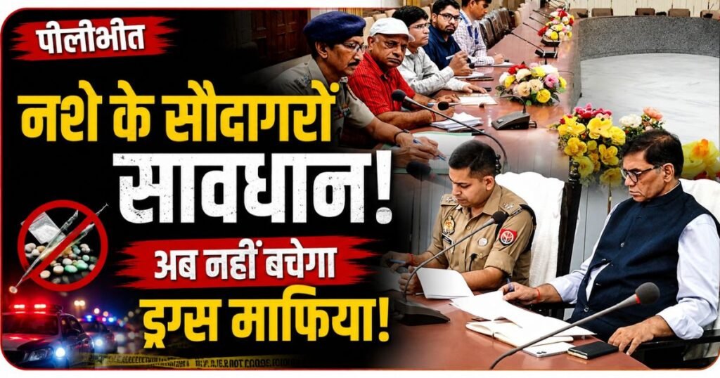 Pilibhit News: डीएम ने एनसीओआरडी बैठक में नशे के सौदागरों पर सख्त कार्रवाई, बॉर्डर निगरानी और स्कूलों में जागरूकता अभियान के निर्देश दिए।