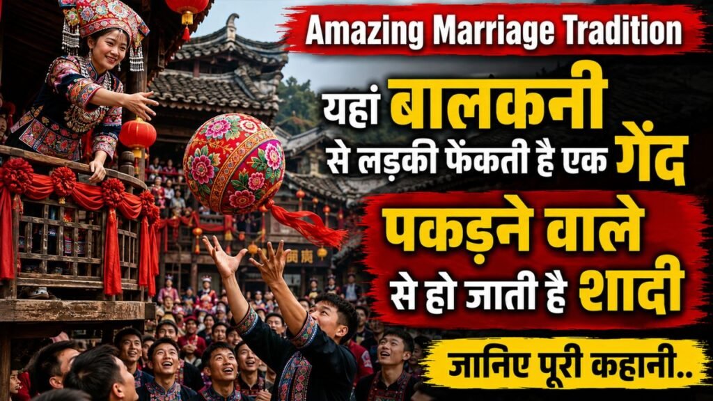 Amazing Marriage Tradition: यहां बालकनी से लड़की फेंकती है एक गेंद; पकड़ने वाले से हो जाती है शादी? जानिए पूरी कहानी..