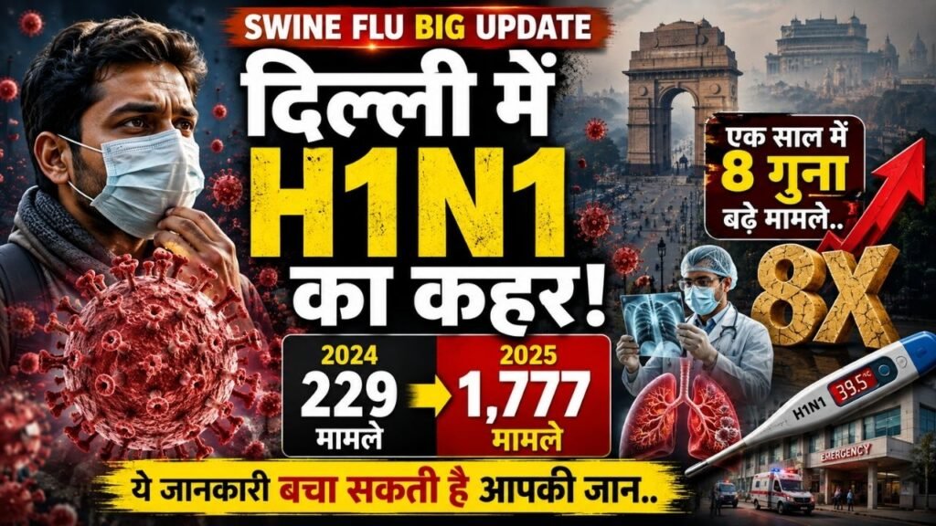 Swine Flu Update: दिल्ली में H1N1 का कहर! एक साल में 8 गुना बढ़े मामले; ये जानकारी बचा सकती है आपकी जान..