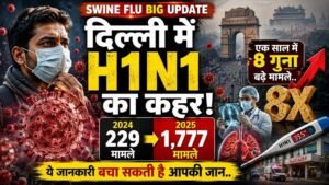 Swine Flu Update: दिल्ली में H1N1 का कहर! एक साल में 8 गुना बढ़े मामले; ये जानकारी बचा सकती है आपकी जान..