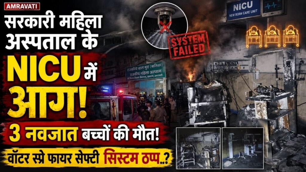 Hospital Fire: सरकारी महिला अस्पताल के NICU में आग, 3 बच्चों की मौत; 36 बच्चों को बचाया गया, फायर सेफ्टी ठप्प..
