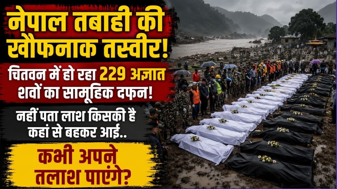 Nepal Flood: नेपाल की खौफनाक तस्वीर! 229 अज्ञात शवों का सामूहिक दफन; नहीं पता लाश किसकी है कहां से बहकर आई..