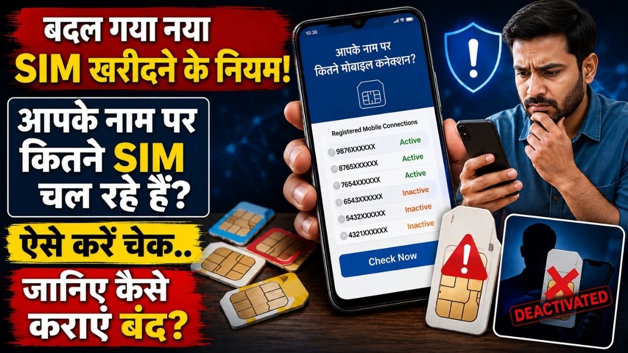New Sim Card Rules: आपके नाम पर कितने SIM चल रहे हैं? ऐसे करें चेक; जानिए कैसे कराएं बंद? बदल गए SIM खरीदने के नियम..