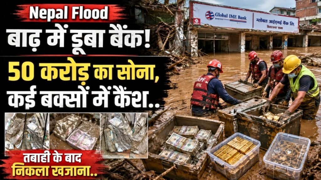 Nepal Flood: बाढ़ में डूबा बैंक, 50 करोड़ का सोना, कई बक्सों में कैश; तबाही के बाद निकला खजाना..